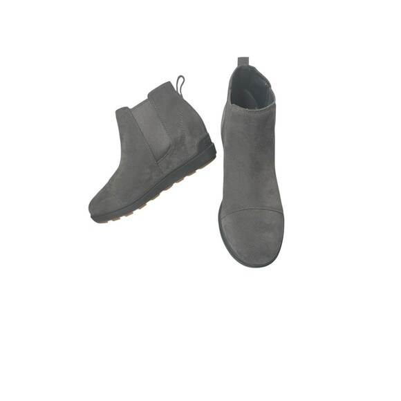 Sorel Women's Size 9.5 Evie II Chelsea Waterproof Bootie - Quarry/Grill Gray - Picture 1 of 16